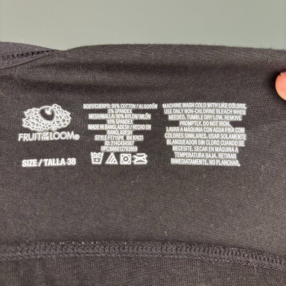 FRUIT OF THE LOOM NEW Front Closure Cotton Bra Womens 38 Stretch - Picture 5 of 5